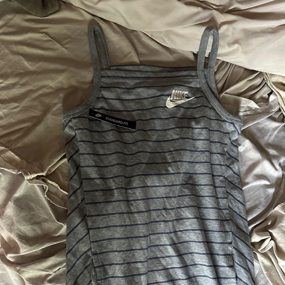 Nike Women's Blue Striped tank top/sports dress - Picture 5 of 7